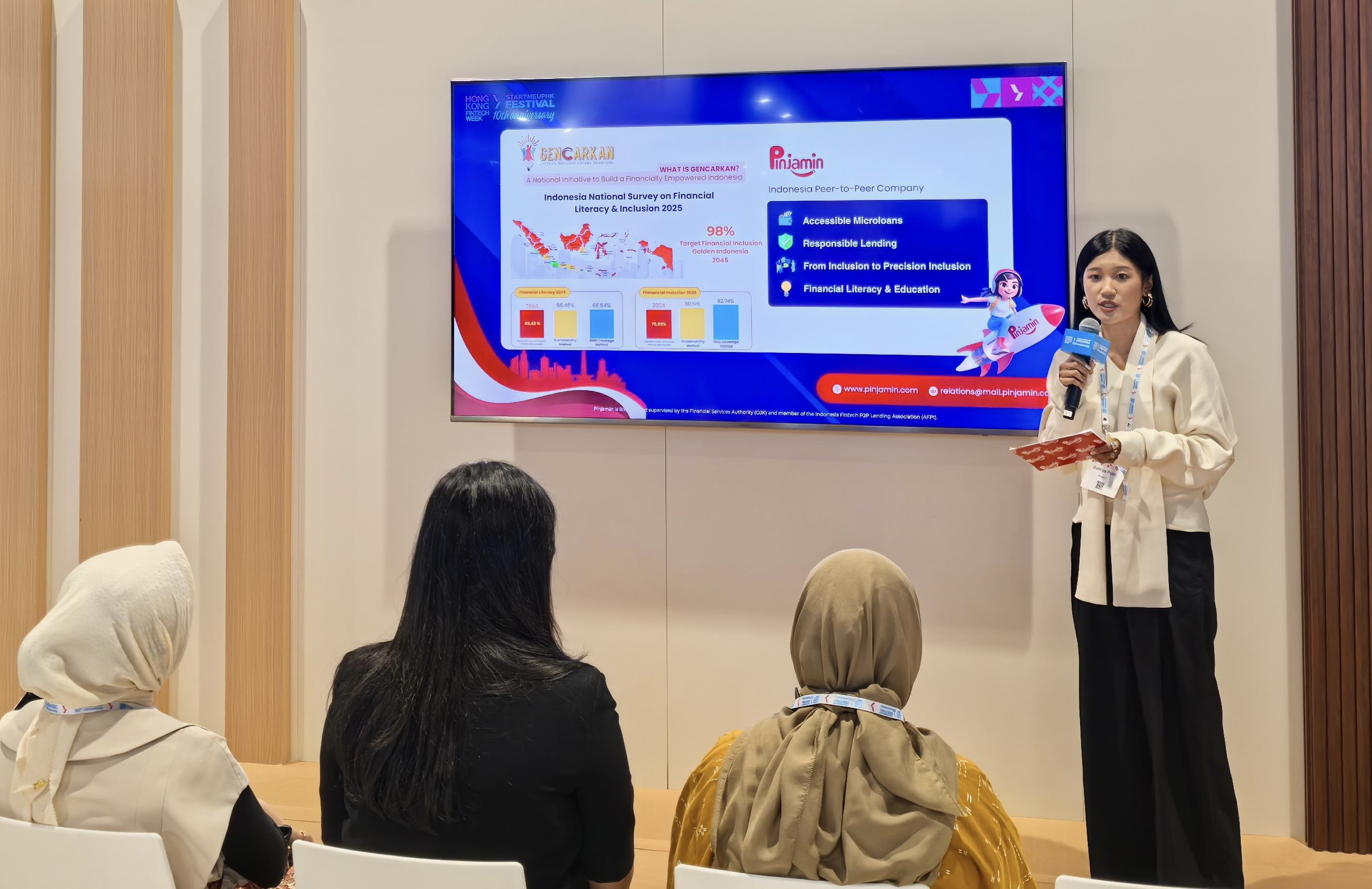 Pinjamin Hadir di Hong Kong FinTech Week 2025, Aktif Dorong Literasi Keuangan bagi Pekerja Migran
